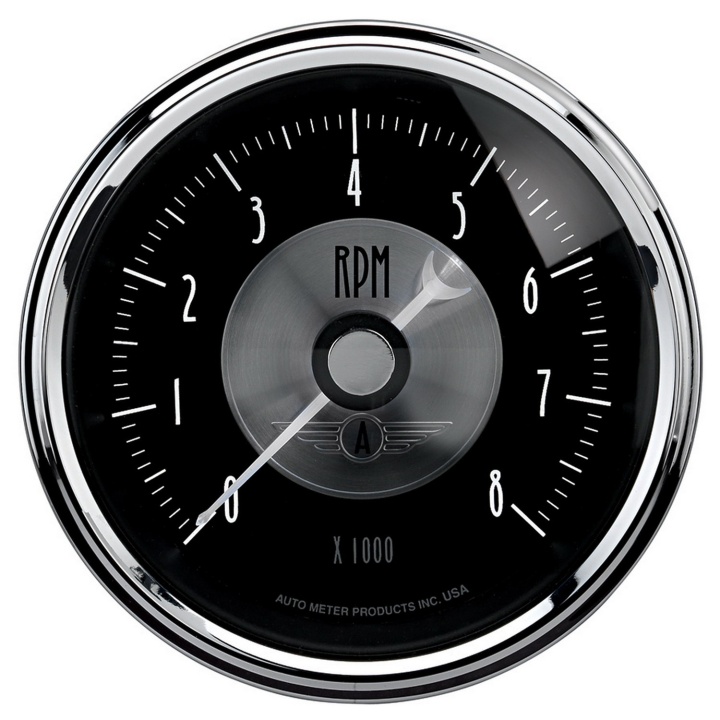 atm2096 Varvräknare 87mm 8000 RPM In-Dash PRESTIGE BLACK DIAMOND