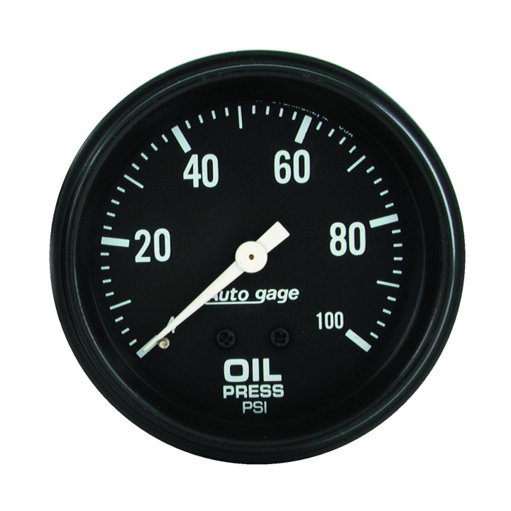 atm2312 Oljetrycksmätare 66.7mm 0-100PSI (Mekanisk) Svart AUTOGAGE