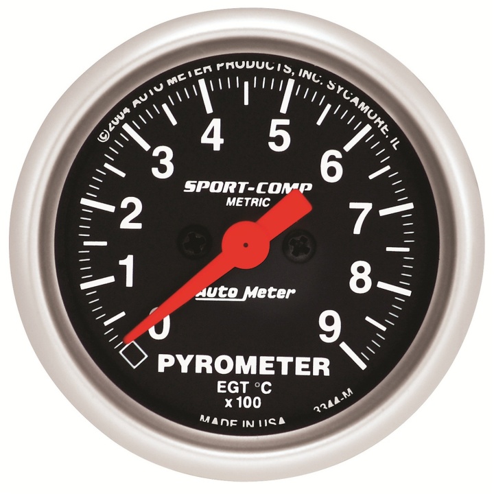 atm3344-M EGT-mätare 52mm 900ºC (Digital Stepper-motor) SPORT-COMP