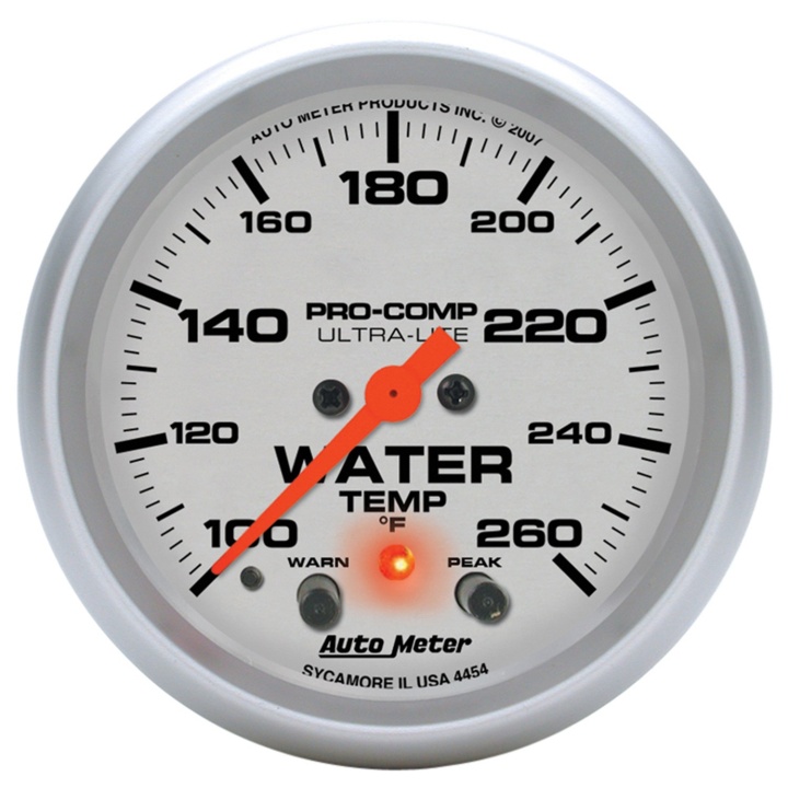 atm4454 Vattentempmätare 66.7mm 260ºF (Digital Stepper-motor) Ultra-Lite