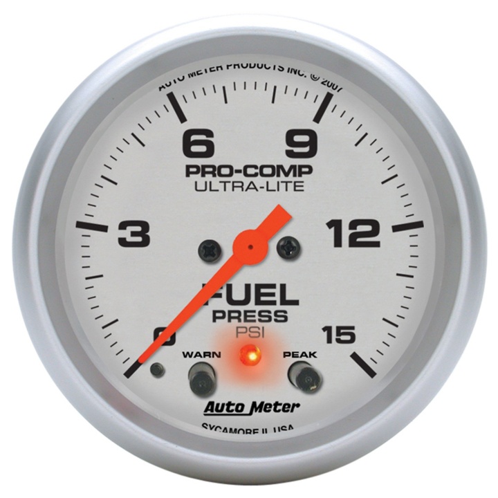 atm4470 Bränsletrycksmätare 66.7mm 15PSI (Digital Stepper-motor) Ultra-Lite