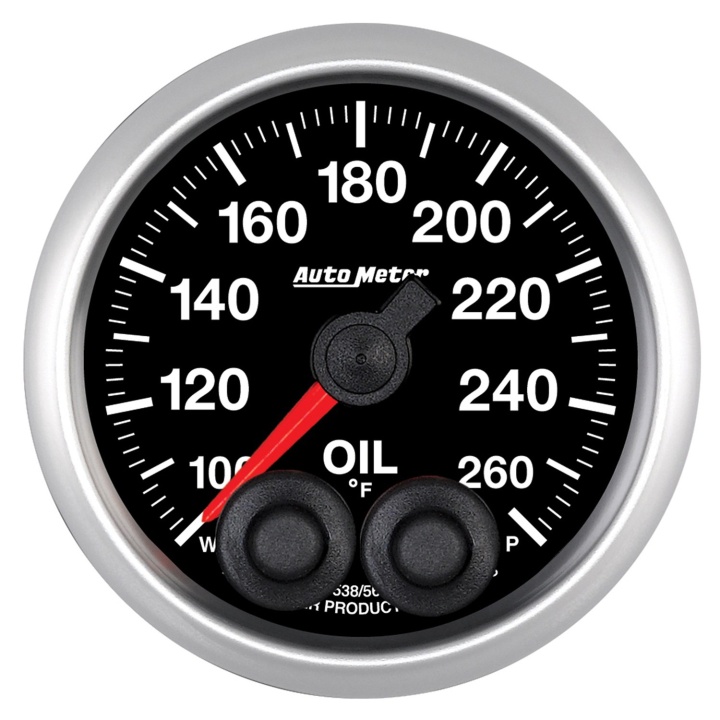 atm5638 Oljetempmätare 52mm 260ºF (Digital Stepper-motor) ELITE