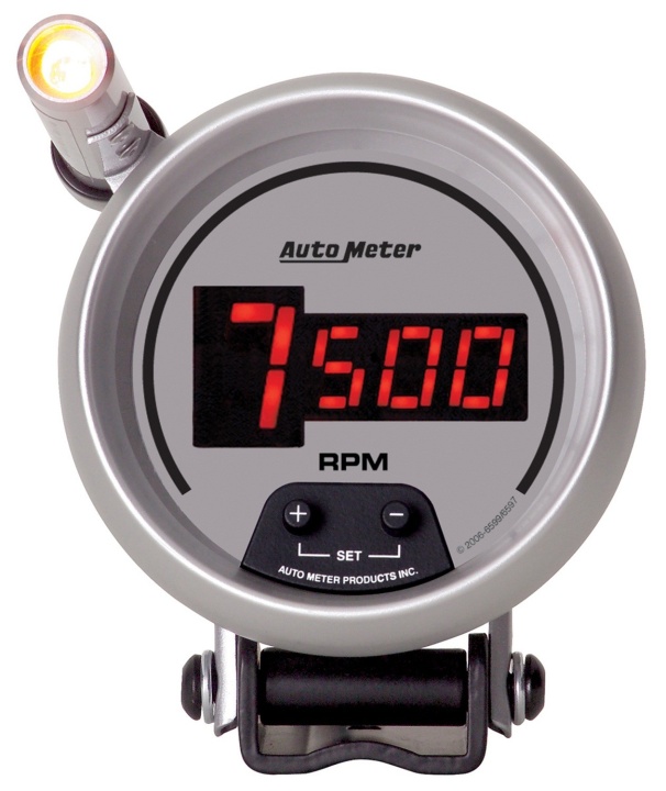 atm6599 Varvräknare 3 3/100mm 0-10 000 RPM Stående Med Shiftlight Ultra-Light Digital