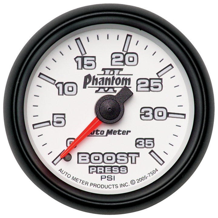 atm7504 Laddtrycksmätare 52mm 35PSI (Mekanisk) PHANTOM II