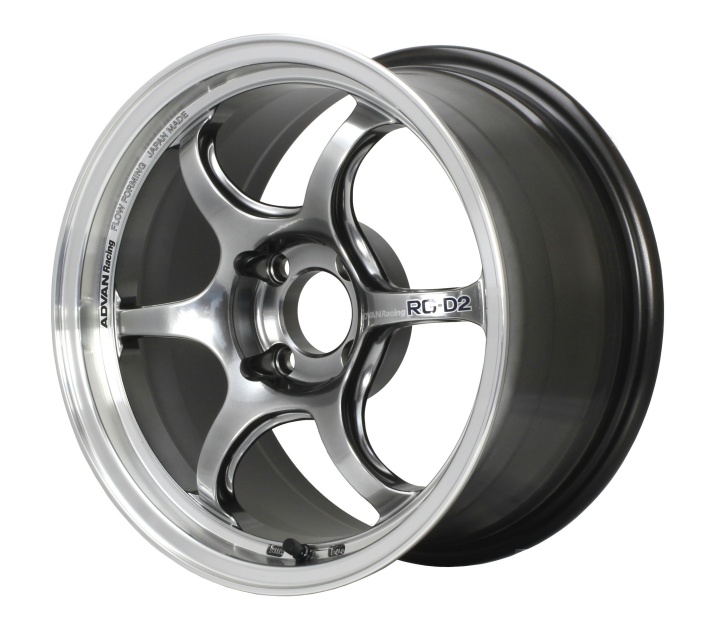 avnYAT5A38AHB Advan RG-D2 15x5 +38 4-100 Machining & Racing Hyper Svart Fälg