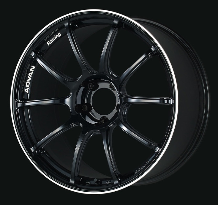 avnYAZ7E42AB Advan RZII 17x7,0 +42 4-100 Racing Gloss Svart Fälg