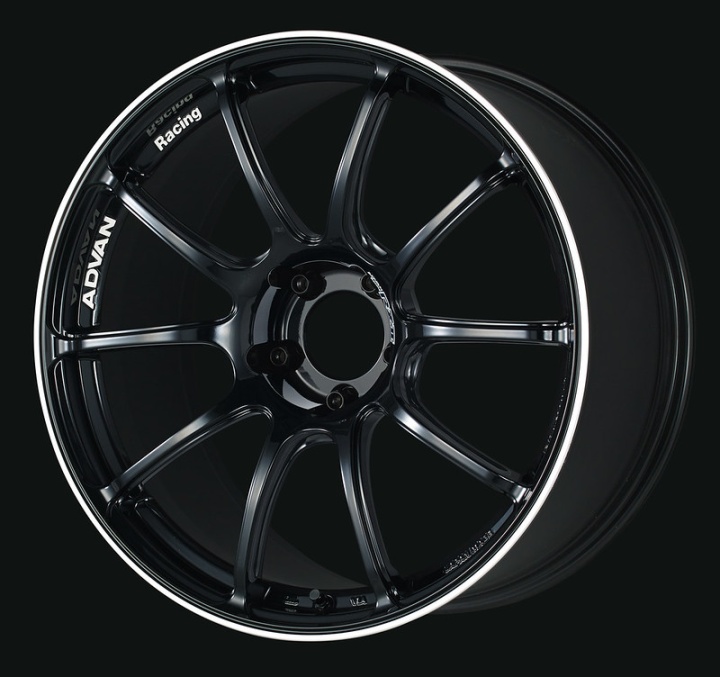 avnYAZ8H45DB Advan RZII 18x8,5 +45 5-100 Racing Gloss Svart Fälg