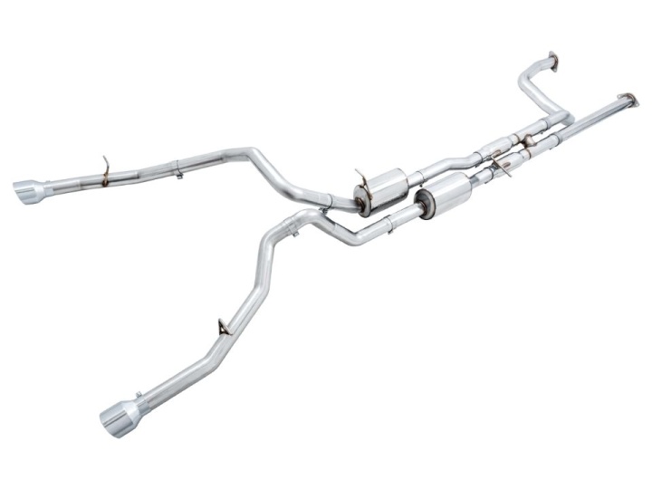 awe3015-32004 RAM 1500 TRX 2021+ 0FG Catback Avgassystem AWE Tuning (Krom Silver)