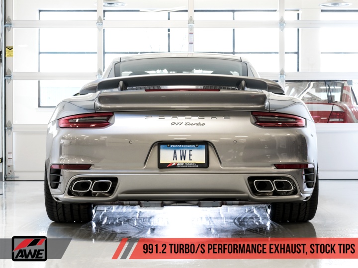 awe3015-41002 Porsche 991.2 Turbo Performance Avgassystem AWE Tuning
