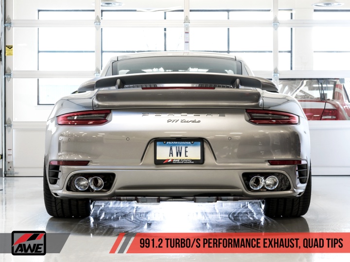 awe3015-42084 Porsche 991.2 Turbo Performance Avgassystem AWE Tuning
