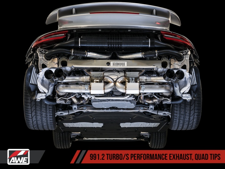 awe3015-43088 Porsche 991.2 Turbo Performance Avgassystem AWE Tuning