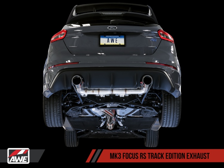 awe3020-32030 Ford Focus RS MK3 Track Edition Catback Avgassystem AWE Tuning