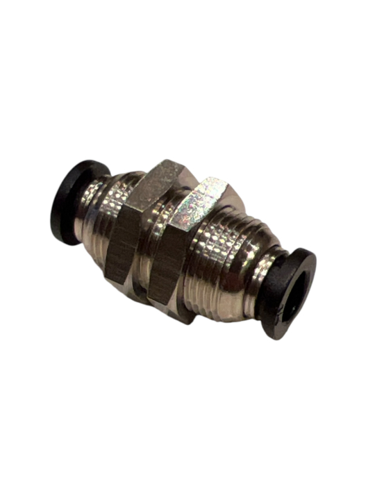 Rak Skarv (Bulkhead) 1/4'' PTC x 1/4'' PTC Luftkoppling Airworx i gruppen Universala produkter / Chassi / Luftfjädring / Lösa delar för luftfjädring / Adaptrar & Kopplingar för luftfjädring hos DDESIGN Scandinavia AB (awx32017)