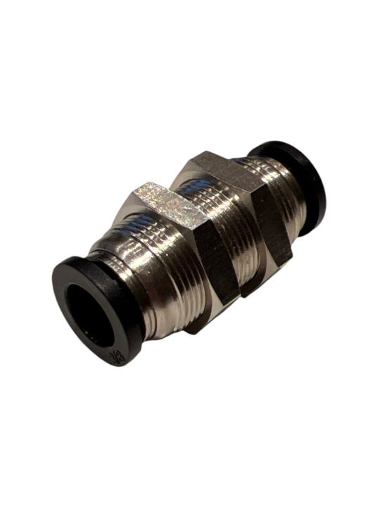 Rak Skarv (Bulkhead) 3/8'' PTC x 3/8'' PTC Luftkoppling Airworx i gruppen Universala produkter / Chassi / Luftfjädring / Lösa delar för luftfjädring / Adaptrar & Kopplingar för luftfjädring hos DDESIGN Scandinavia AB (awx32112)