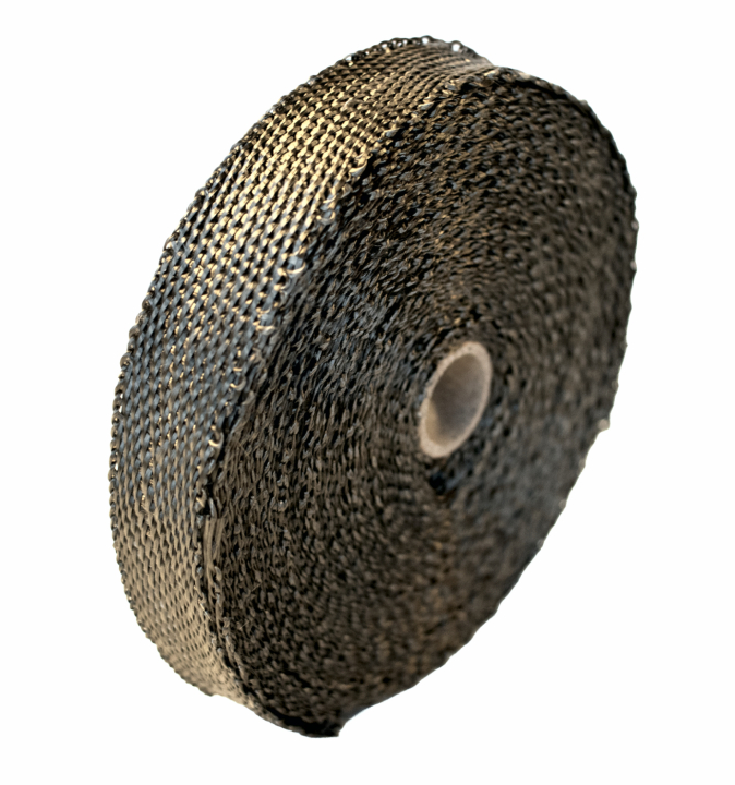 Avgasbandage Titanium Twill 25mm x 15m Bahnmeister