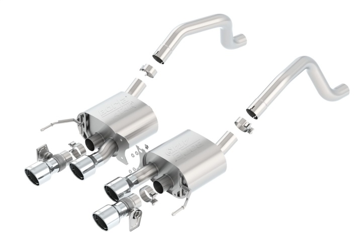 bor11903 2015-2019 Chevrolet Corvette ZO6 / Grand Sport C7 Axle-Back Avgassystem ATAK Borla