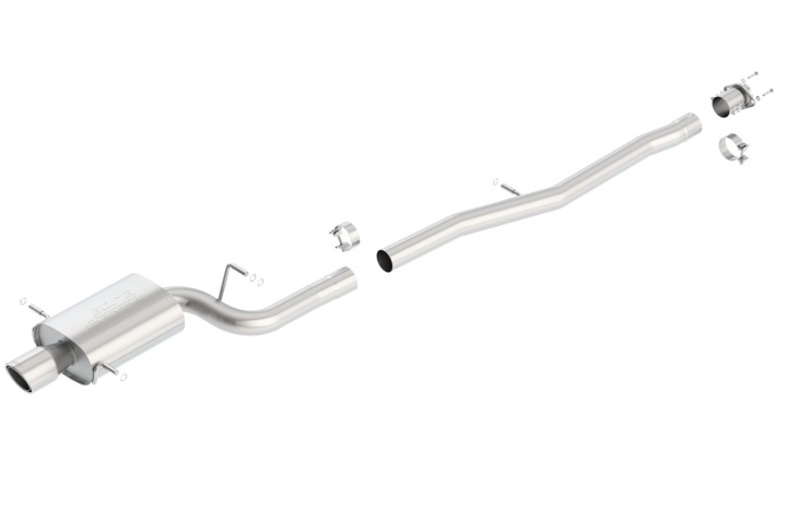 bor140075 Subaru Impreza WRX / WRX STI 2002-2007 Cat-Back Avgassystem S-Type Borla