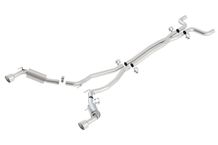 bor140280 2010-2013 Chevrolet Camaro SS Cat-Back Avgassystem S-Type Borla