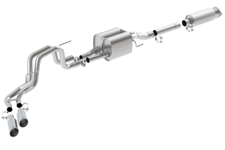bor140404 2010-2014 Ford F-150 SVT Raptor / F-150 Harley Davidson Cat-Back Avgassystem Touring Borla