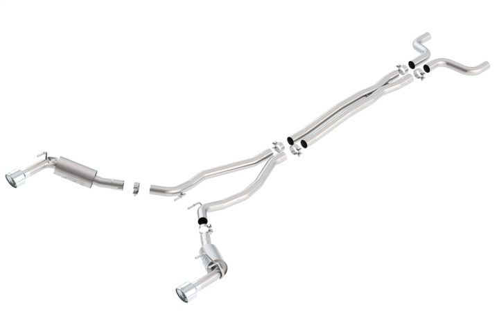 bor140532 2014-2015 Chevrolet Camaro SS Cat-Back Avgassystem ATAK Borla