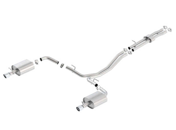 bor140656 Explorer EcoBoost 2012-2015 Cat-Back Avgassystem S-Type Borla