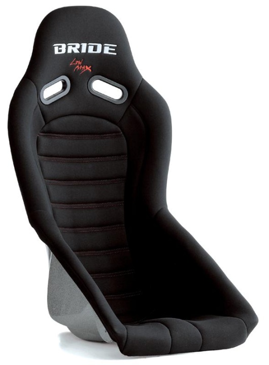 bride-F84AMF Bride ZODIA Svart Silver (Glasfiber) Racingstol