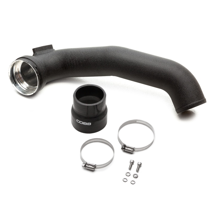 cobb7B2212 BMW N55 (Exx) Charge Pipe Svart Wrinkle COBB Tuning