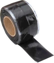 dei010491 25mm x 3.6m Svart Quick-fix Tejp DEI