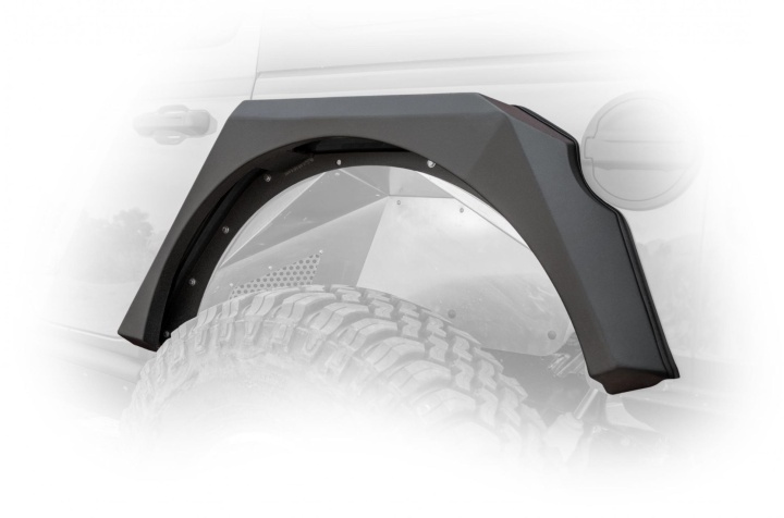 dveFDJL-01 2018+ Jeep Wrangler JL (Armor) Skärmar Med LED-blinkers DV8 Offroad