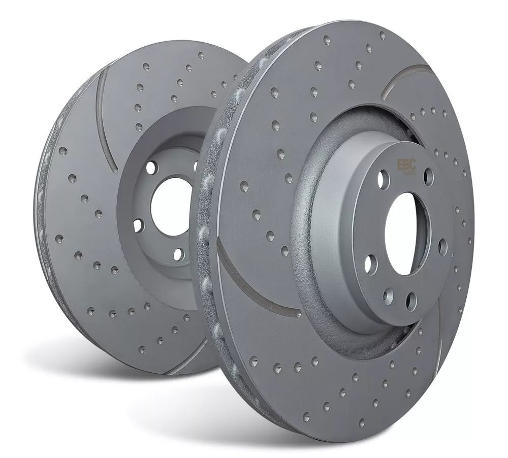 GD1942 Turbo Groove Främre Bromsskivor (Sport) EBC Brakes