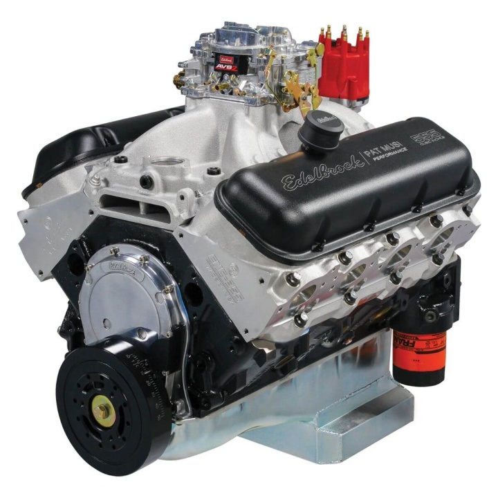 ede49550 Crate Engine Big Block Chevy 555 Förgasare 676HK Edelbrock