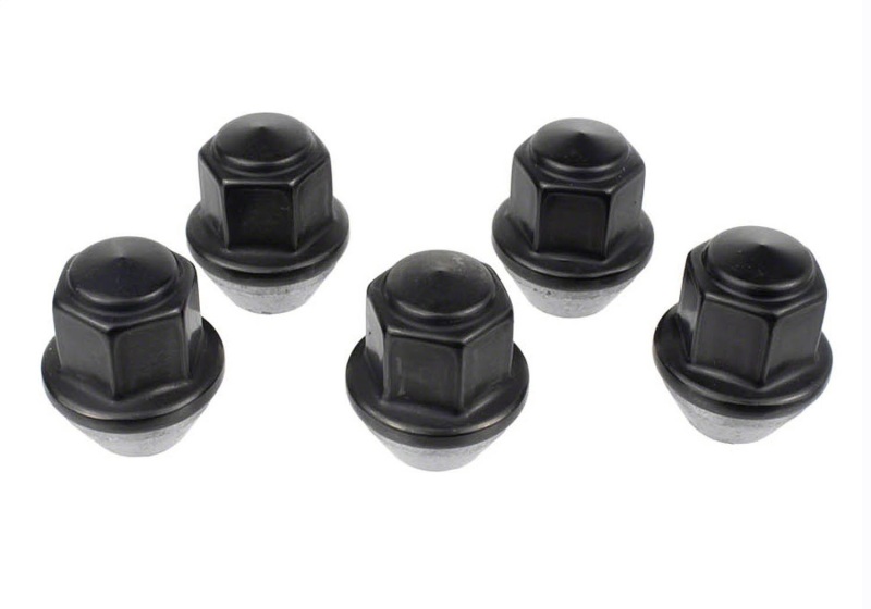 M12 X 1.5 Svarta Hjulmuttrar kit (5st) Ford Racing