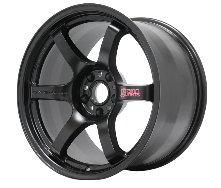 glsWGIAC12EGX Gram Lights 57DR 18X10.5 +12 5-114.3 SEMI GLOSS BLACK