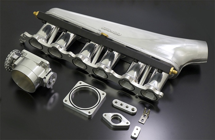 gre13512303 Toyota 2JZ-GTE PRO Plenum med Spjällhus 90mm GReddy