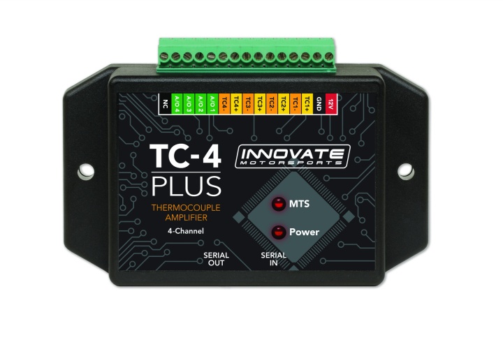 inn3915 TC-4 PLUS: Thermocouple Amplifier for MTS 4-Channel w/Analog Outputs NEW! Innovate Motorsport