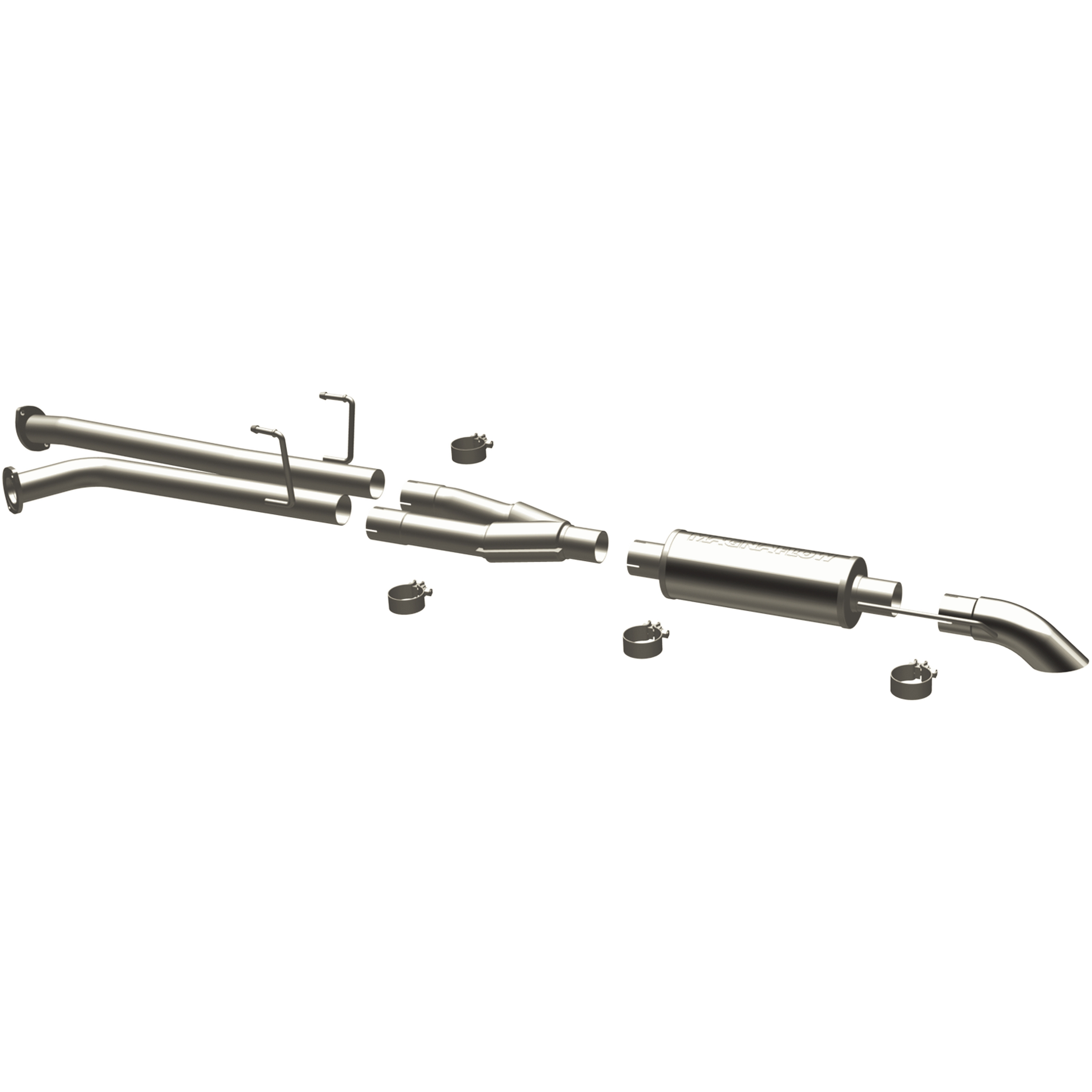2007-2008 Toyota Tundra Off-Road Pro Series Catback Sportavgassystem M