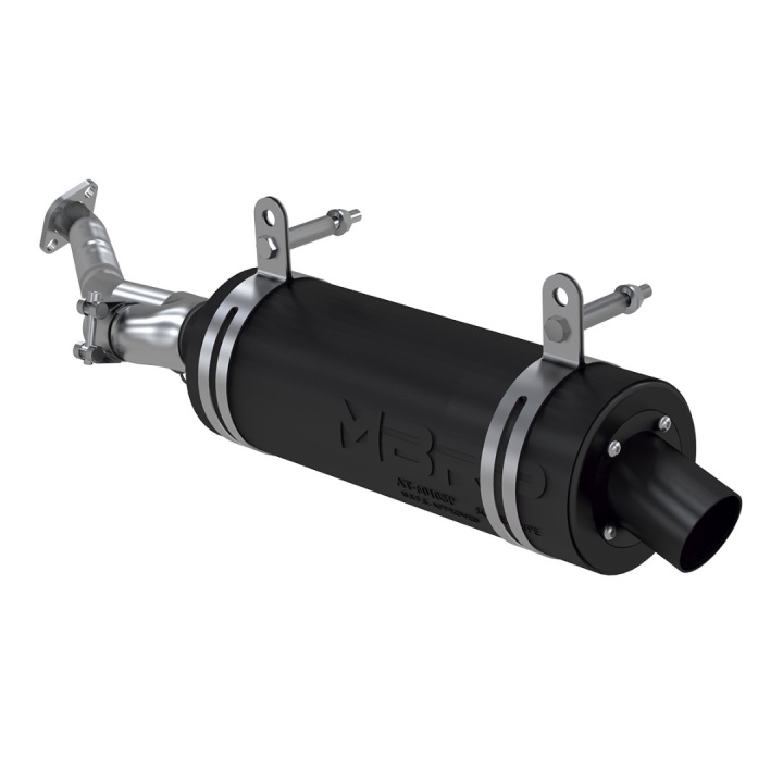 mbrp-AT-6600SP 06-11 Kawasaki KVF 750 Brute Force Slip-On Combination Exhaust w/Sport Muffler MBRP