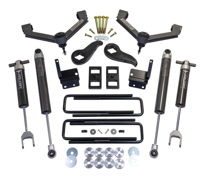 GM SILVERADO / SIERRA 2500HD/3500HD 2020-2024 3'' Fram & 1'' Bakre SST Liftkit / Höjningskit med Länkarmar och Stötdämpare Readylift i gruppen Välj bilmodell / Chevrolet / Silverado 14+ / Chassi hos DDESIGN Scandinavia AB (rlt69-30320)