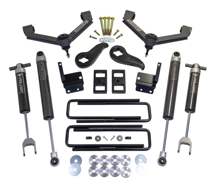 GM SILVERADO / SIERRA 2500HD/3500HD 2020-2024 3'' Fram & 1'' Bakre SST Liftkit / Höjningskit med Länkarmar och Stötdämpare Readylift i gruppen Bilmodeller / Chevrolet / Silverado 14+ / Chassi hos DDESIGN AB (rlt69-30320)