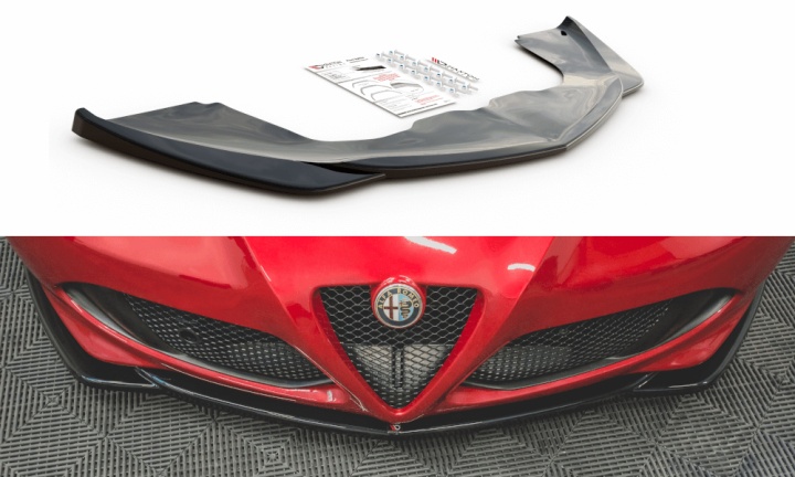 var-AL-4C-FD1T Alfa Romeo 4C 2013-2017 Frontsplitter V.1 Maxton Design 