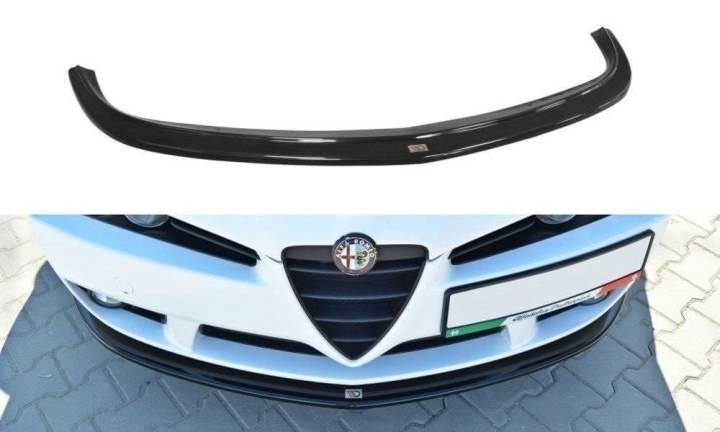 var-AL-BR-1-FD1T Alfa Romeo Brera 2005-2010 Frontsplitter V.1 Maxton Design 