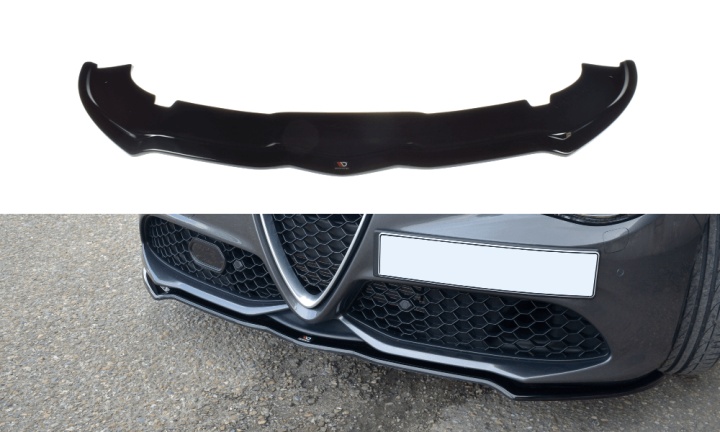 var-AL-GI-1-VEL-FD1T Alfa Romeo Giulia Veloce 2015+ Frontsplitter V.1 Maxton Design 