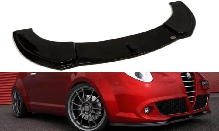 var-AL-MI-FD1T Alfa Romeo Mito 08-18 Frontsplitter V.1 Maxton Design 