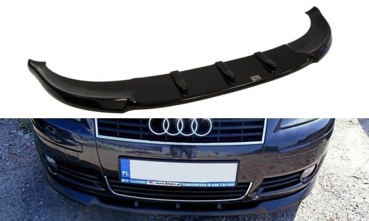 var-AU-A3-2-FD1T Audi A3 8P 2003-2005 Frontsplitter (Prefacelift) Maxton Design 