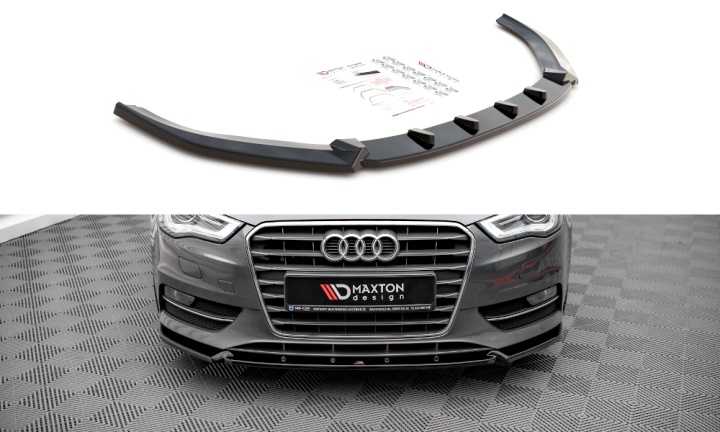 var-AU-A3-8V-FD1T Audi A3 Sportback 8V 2013-2016 Frontsplitter V.1 Maxton Design 