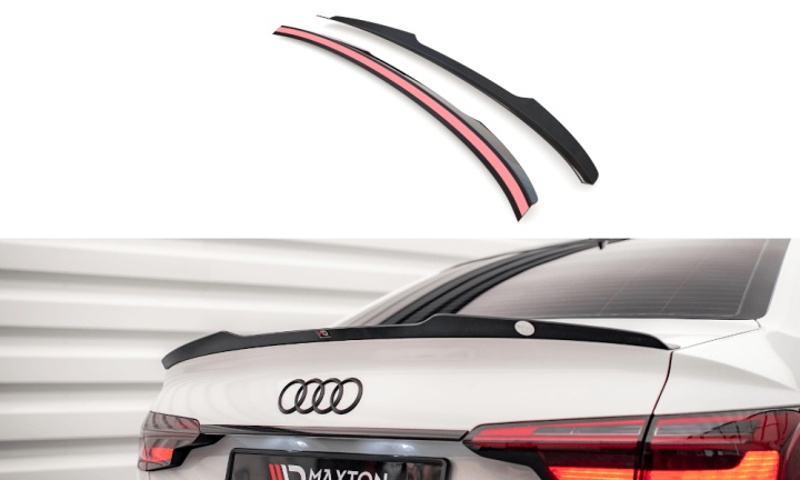 var-AU-A4-B9F-CAP1T Audi A4 B9 Facelift 2019+ Vingextension V.1 Maxton Design 