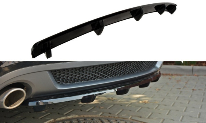 var-AU-A5-SLINE-RD1-RD2T Audi A5 S-line 8T 2007-2011 Diffuser Med Splitters Maxton Design 