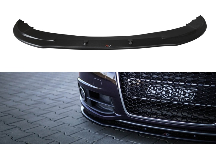 var-AU-A6-C6F-SLINE-FD1T Audi A6 S-Line C6 2008-2011 Frontsplitter Facelift Maxton Design 