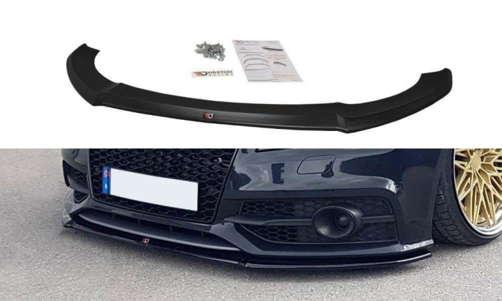 var-AU-A7-1-SLINE-FD1T Audi S7 / S-Line 2010-2014 Frontsplitter V.1 Maxton Design 