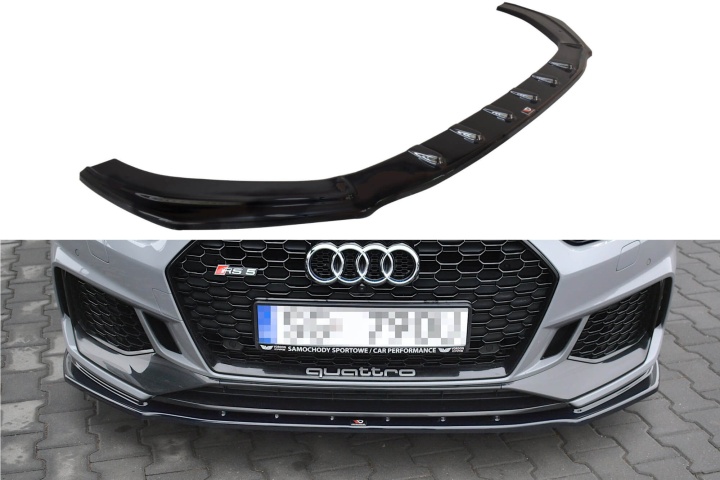 var-AU-RS5-2-FD1T Audi RS5 F5 2017+ Frontsplitter V.1 Maxton Design 